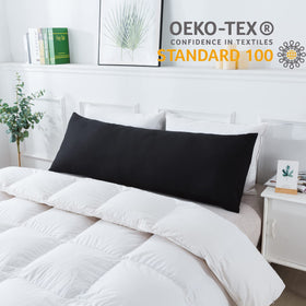 ELNIDO QUEEN black pillowcase with a breathable cover helps keep you cool