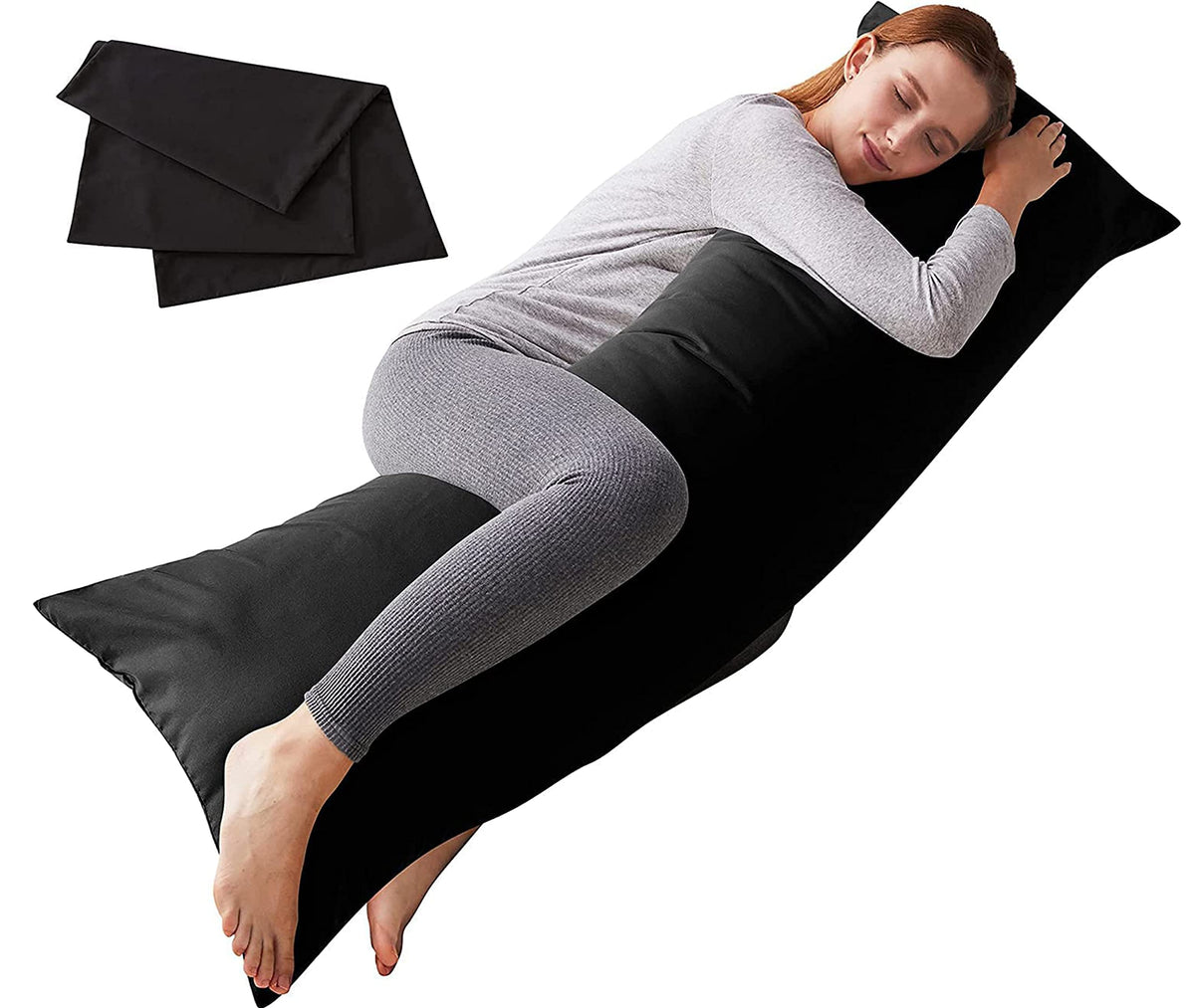ELNIDO QUEEN body pillow insert delivers full-length support for restful sleep