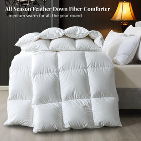 ELNIDO QUEEN king-size duvet offers balanced warmth for year-round comfort.