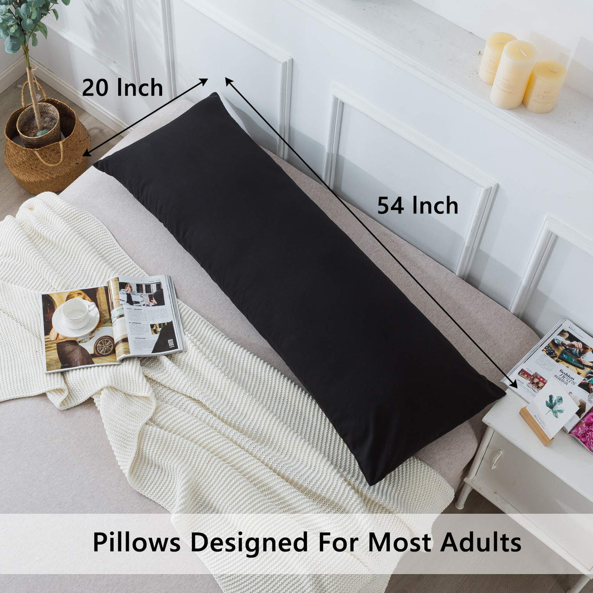 ELNIDO QUEEN microfiber fill forms a comfortable contour along your body