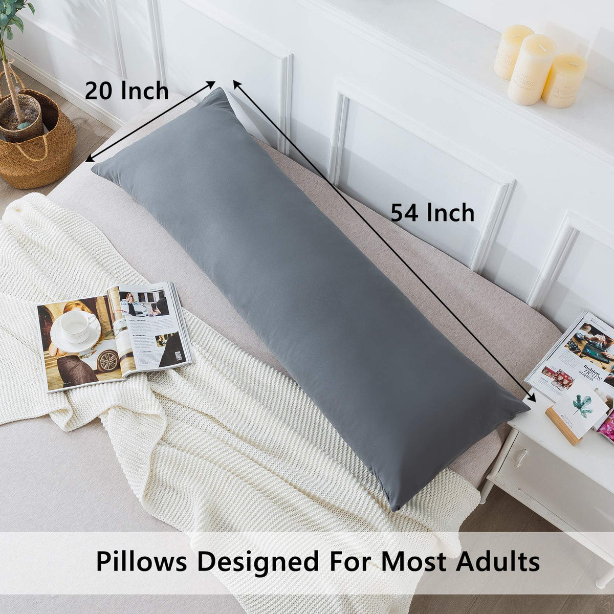 ELNIDO QUEEN pillowcase envelope closure close-up showing convenient access
