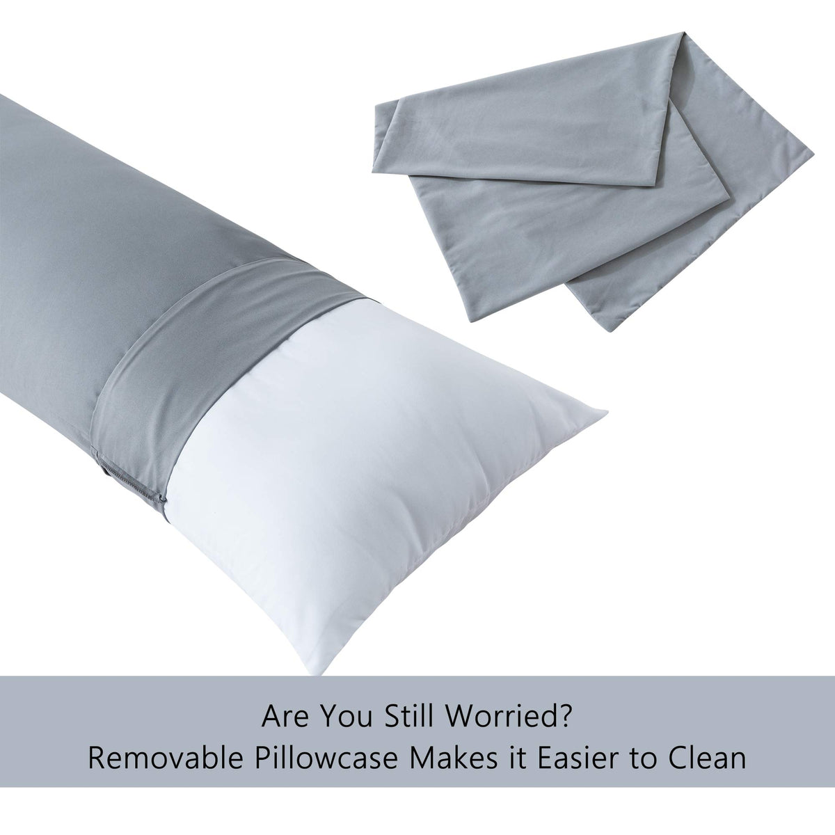 ELNIDO QUEEN pillowcase texture close-up emphasizes breathable, skin-friendly fabric