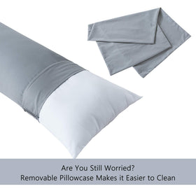ELNIDO QUEEN pillowcase texture close-up emphasizes breathable, skin-friendly fabric