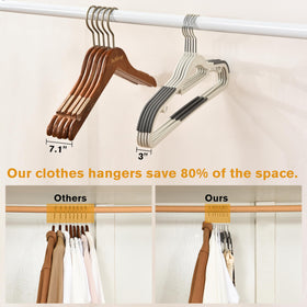 ELONG HOME anti-slip strips keep garments in place without creasing.