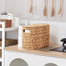ELONG HOME free-standing bathroom storage with large movement handles