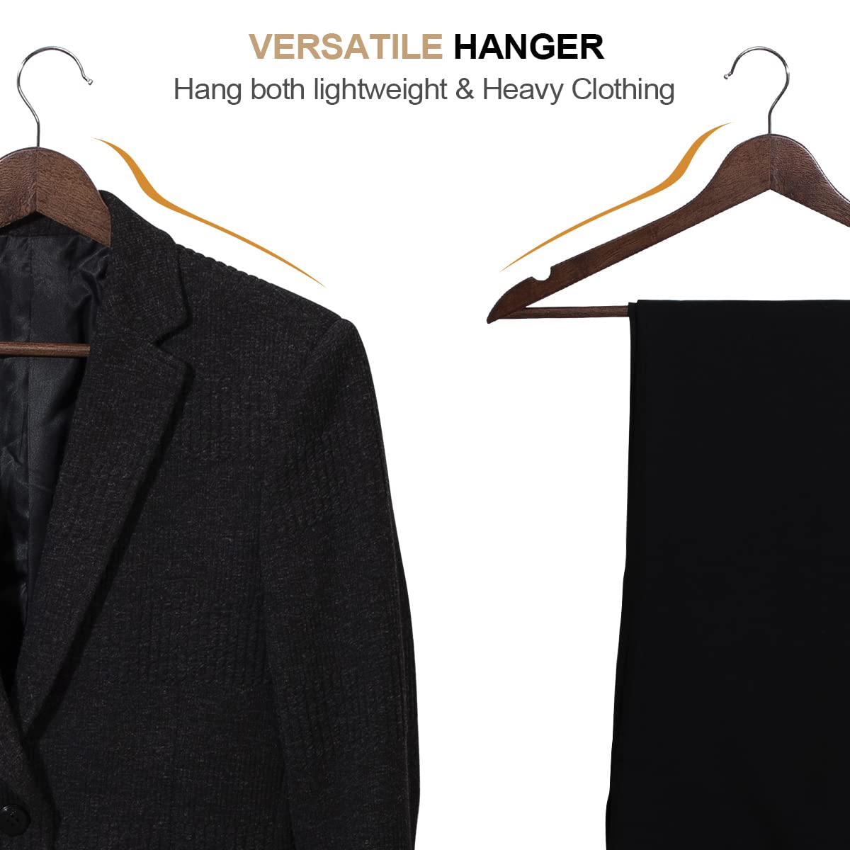 ELONG HOME pants bar with non-slip grip to keep trousers in place.