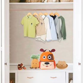 ELONG HOME versatile hanger for jackets, sweaters, dresses and pants.