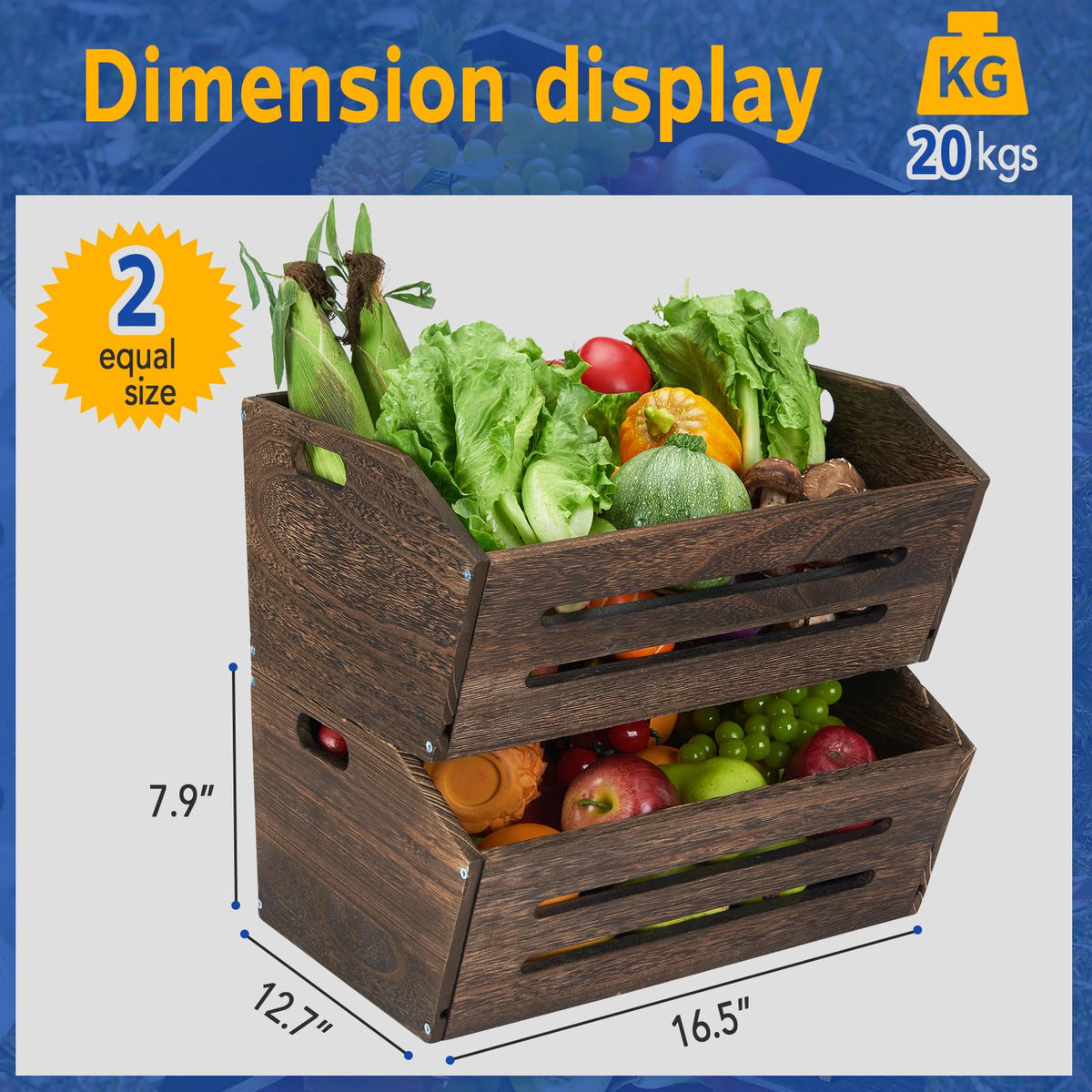ELONG HOME crate displayed in living room for throws and magazines