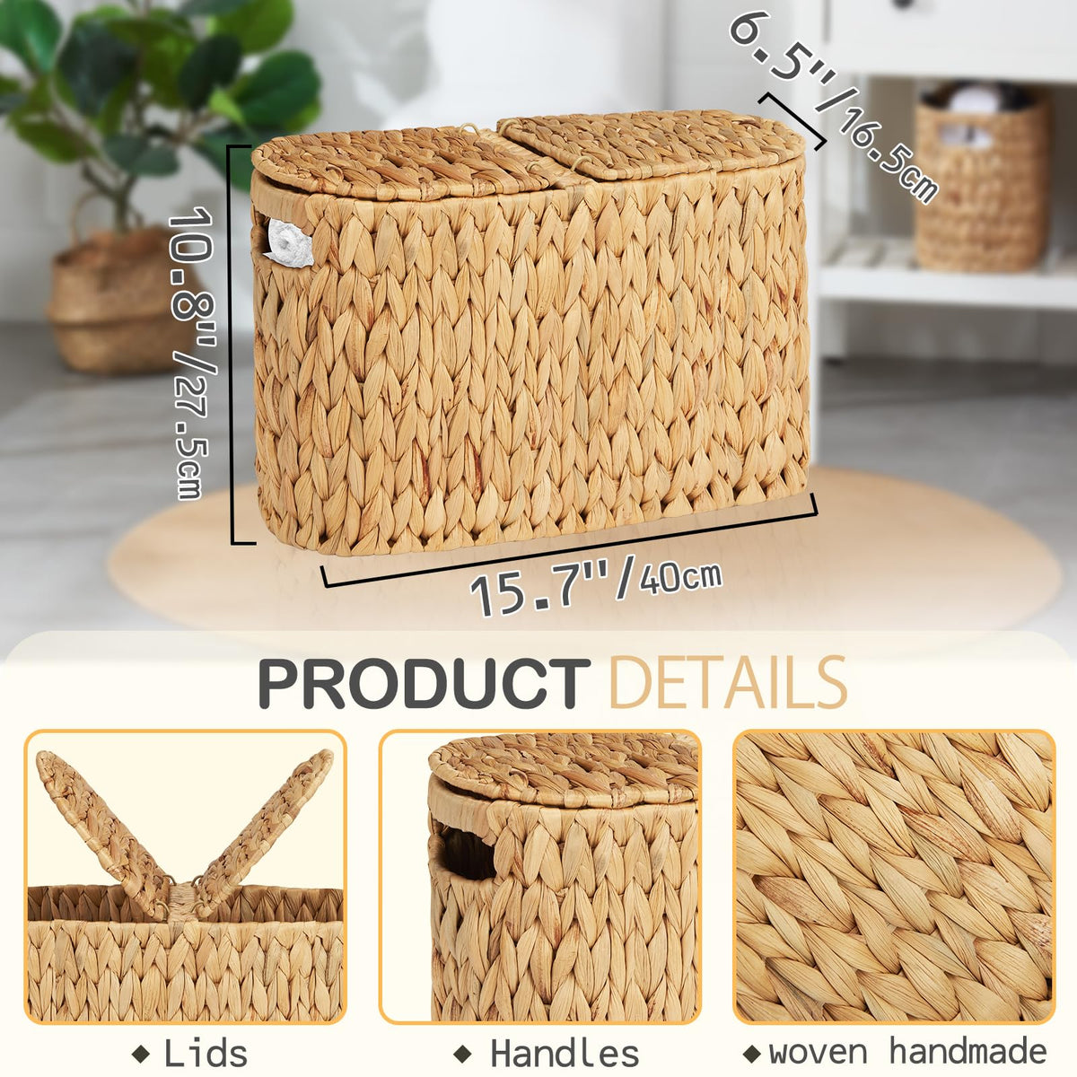 ELONG HOME six-roll capacity storage keeping rolls organized