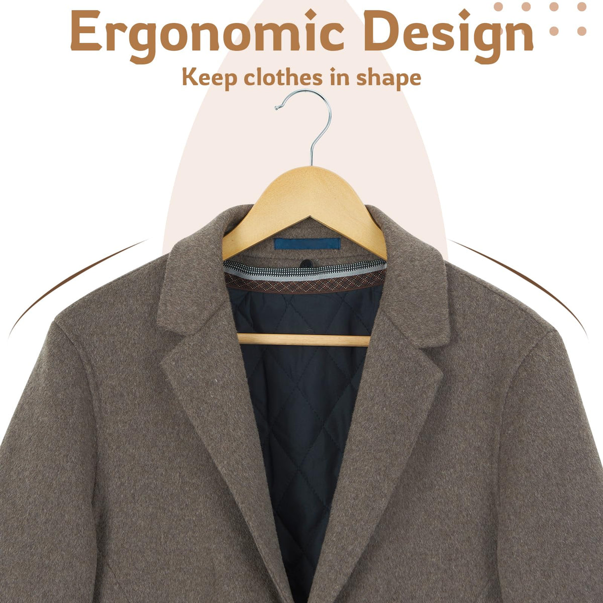 ELONG HOME ultra-thin hanger design frees closet space