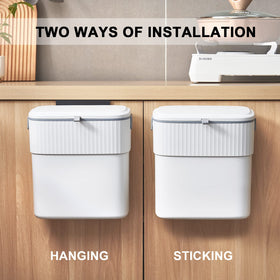 ELPHECO 2.5-gallon capacity fits compact under-sink spaces.