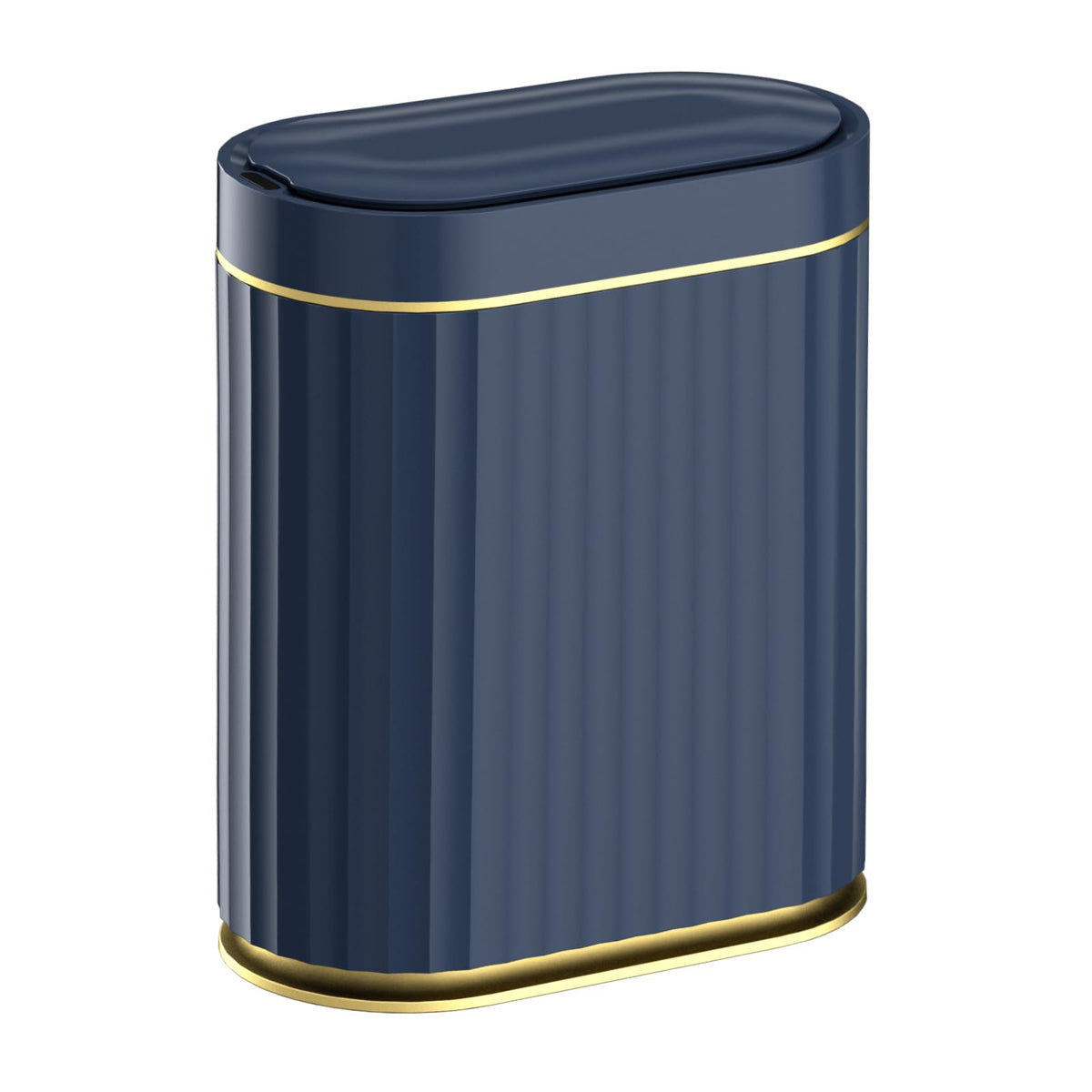 ELPHECO 2-Gallon sensor trash can with motion lid enables quick, hygienic disposal.