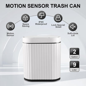 ELPHECO airtight lid locks odors while keeping areas fresh.