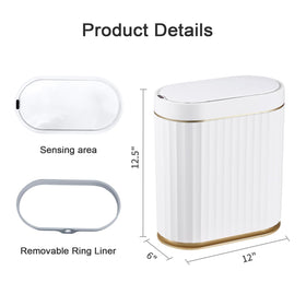ELPHECO anti-slip wave pattern provides stable placement on surfaces.