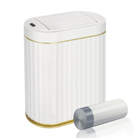 ELPHECO Butterfly Lid motion sensor trash can opens hands-free for clean disposal