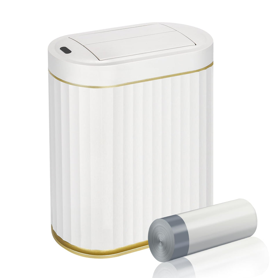 ELPHECO Butterfly Lid motion sensor trash can opens hands-free for clean disposal