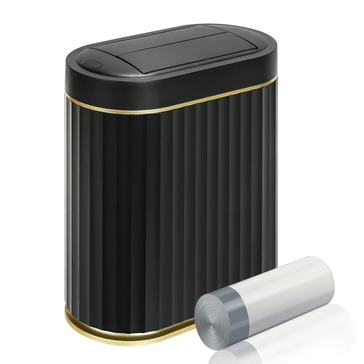 ELPHECO butterfly lid trash can enables hygienic, touch-free waste disposal