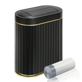ELPHECO butterfly lid trash can enables hygienic, touch-free waste disposal