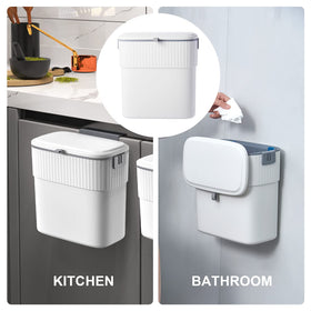 ELPHECO custom-fit trash bags prevent slips and conceal waste neatly.