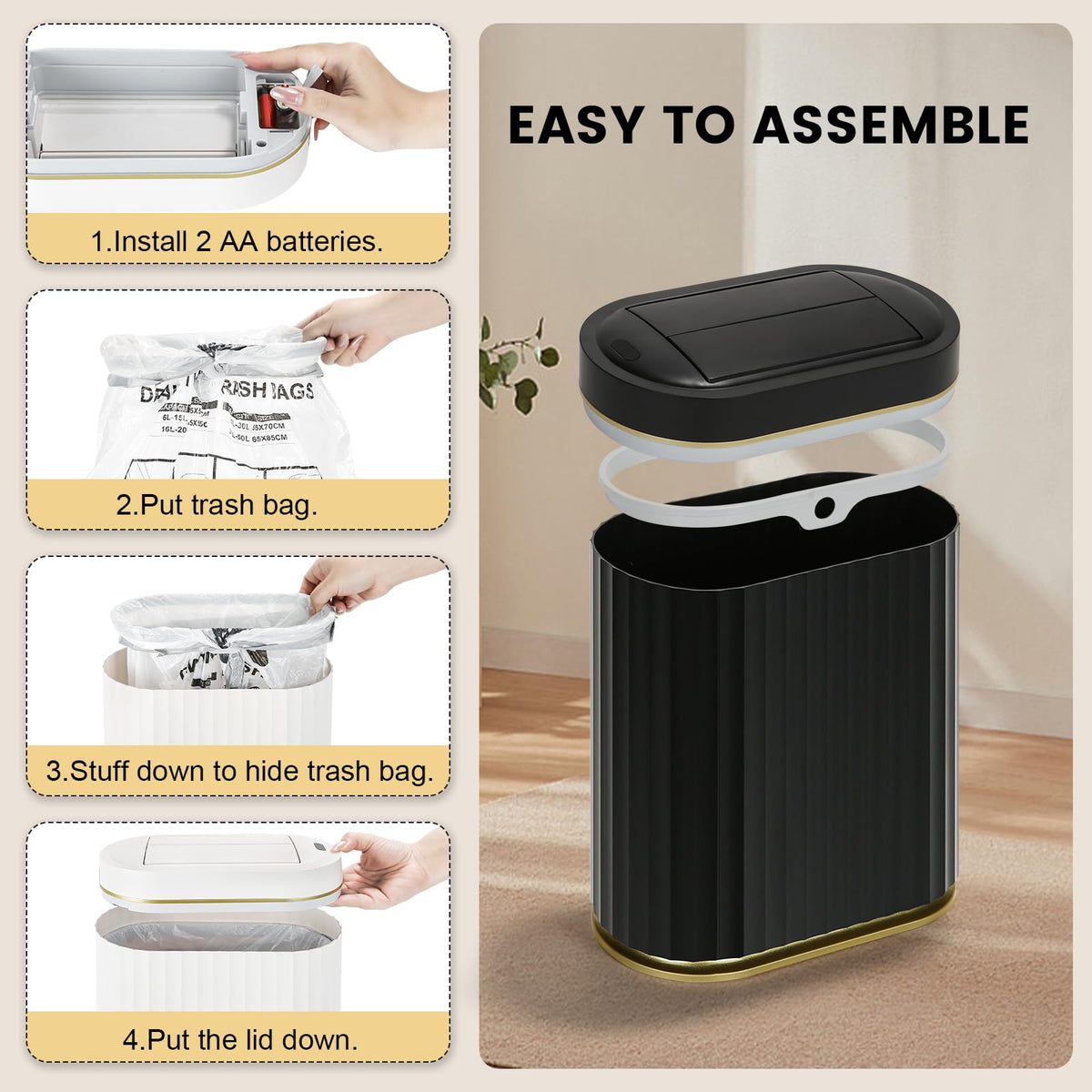 ELPHECO motion sensor activation opening the lid