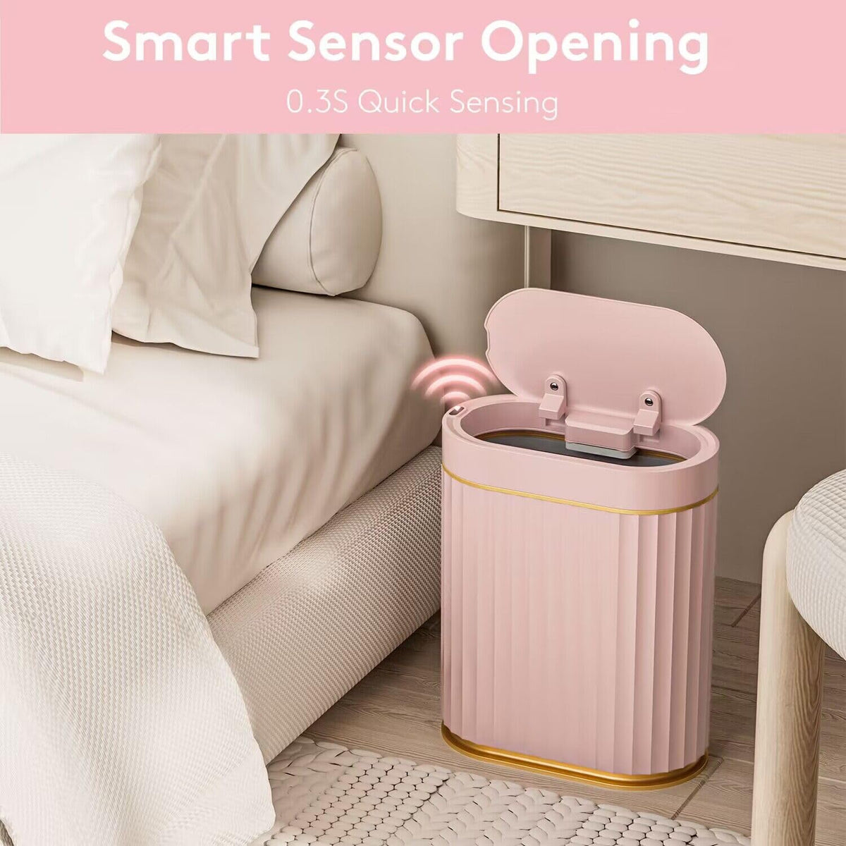 ELPHECO motion-sensor lid enhances hygiene with hands-free operation