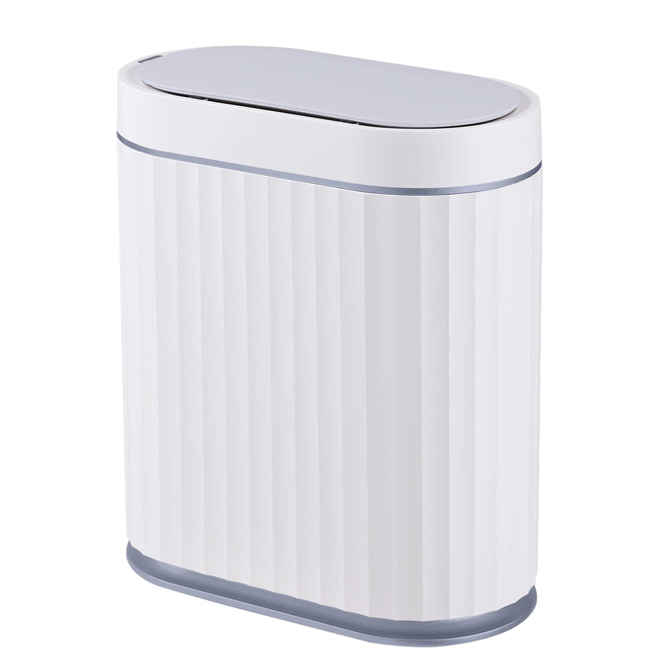 ELPHECO motion sensor trash can lid-open for hands-free use.