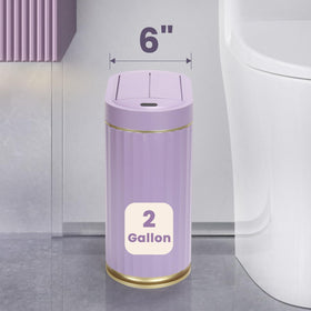 ELPHECO non-slip base keeps the can stable on smooth floors.