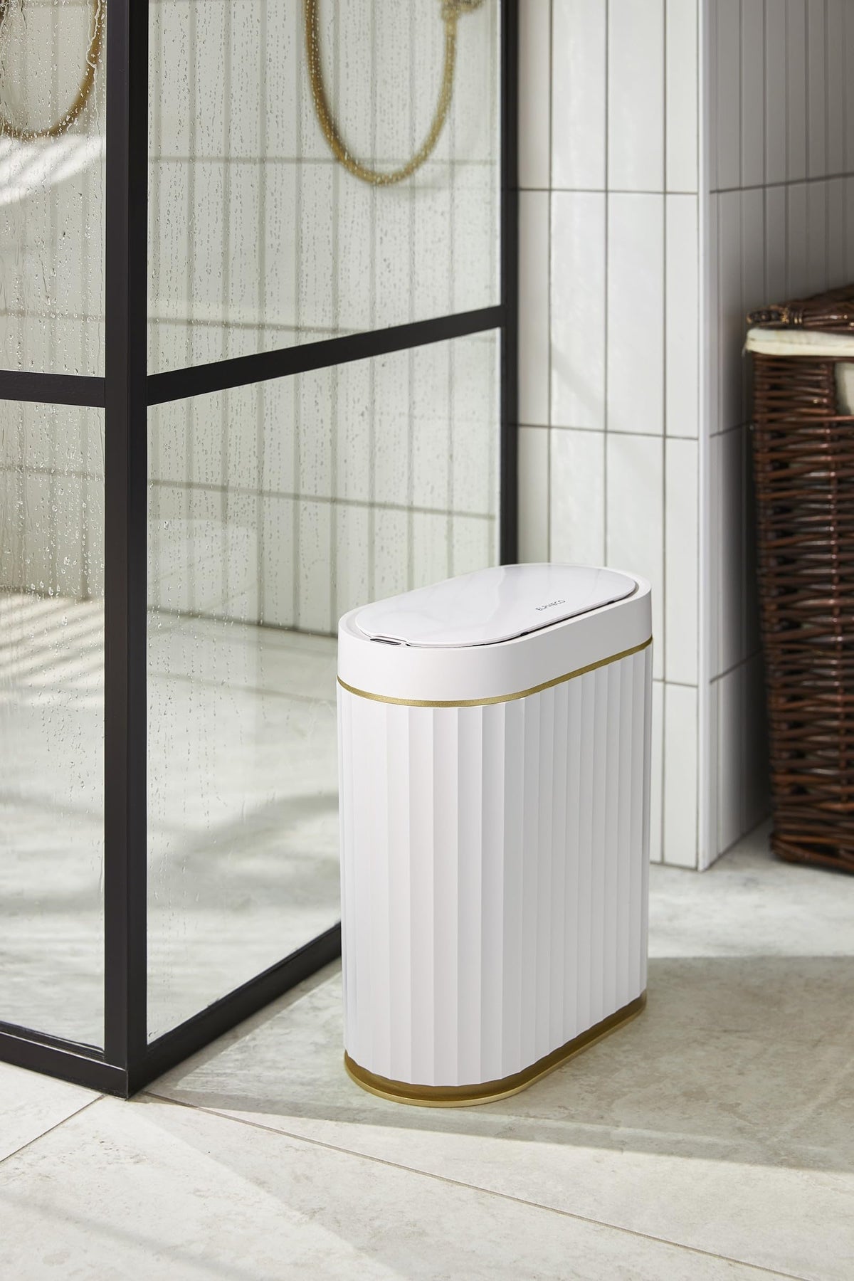 ELPHECO sensor bin activated by infrared motion for easy opening and closing.