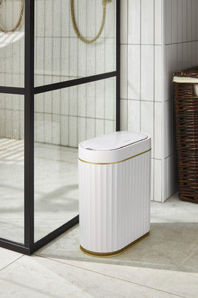 ELPHECO sensor bin activated by infrared motion for easy opening and closing.