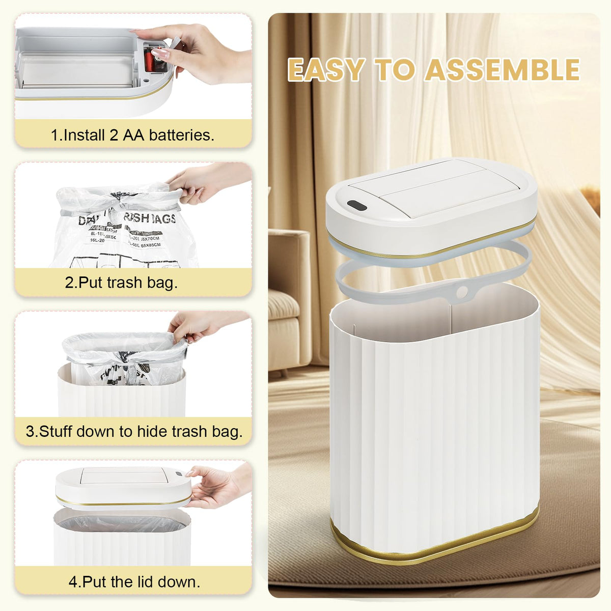 ELPHECO sleek fingerprint-resistant finish complements modern bathrooms and kitchens