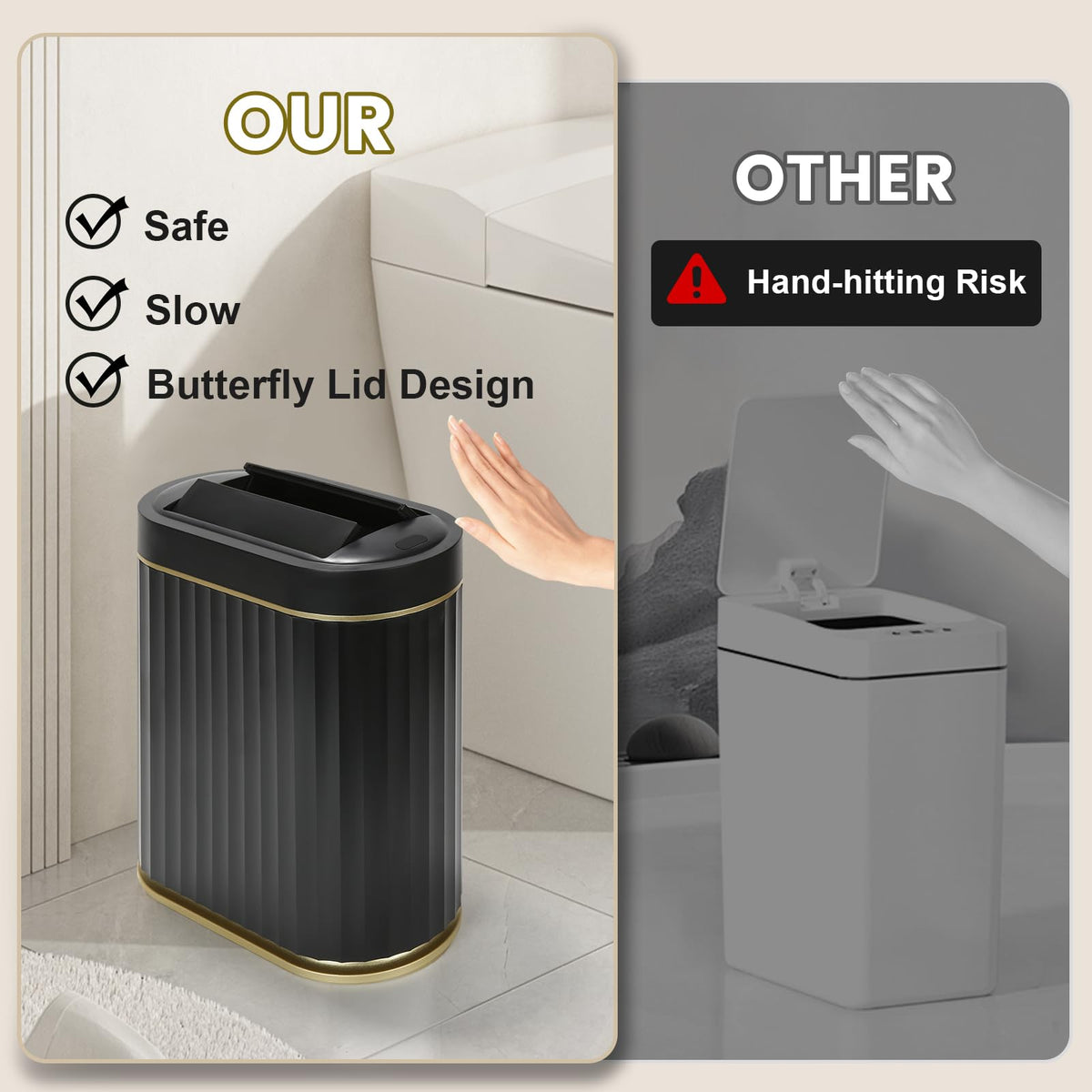 ELPHECO sleek premium plastic finish complements modern decor