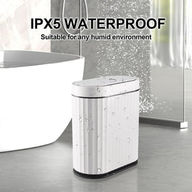 ELPHECO slim narrow design fits tight spaces in bathrooms or offices.