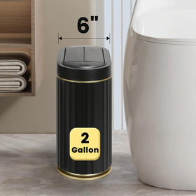 ELPHECO waterproof trash bin suitable for bathrooms and wet areas