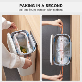 ELPHECO wide horizontal opening makes disposal easy and spill-free.