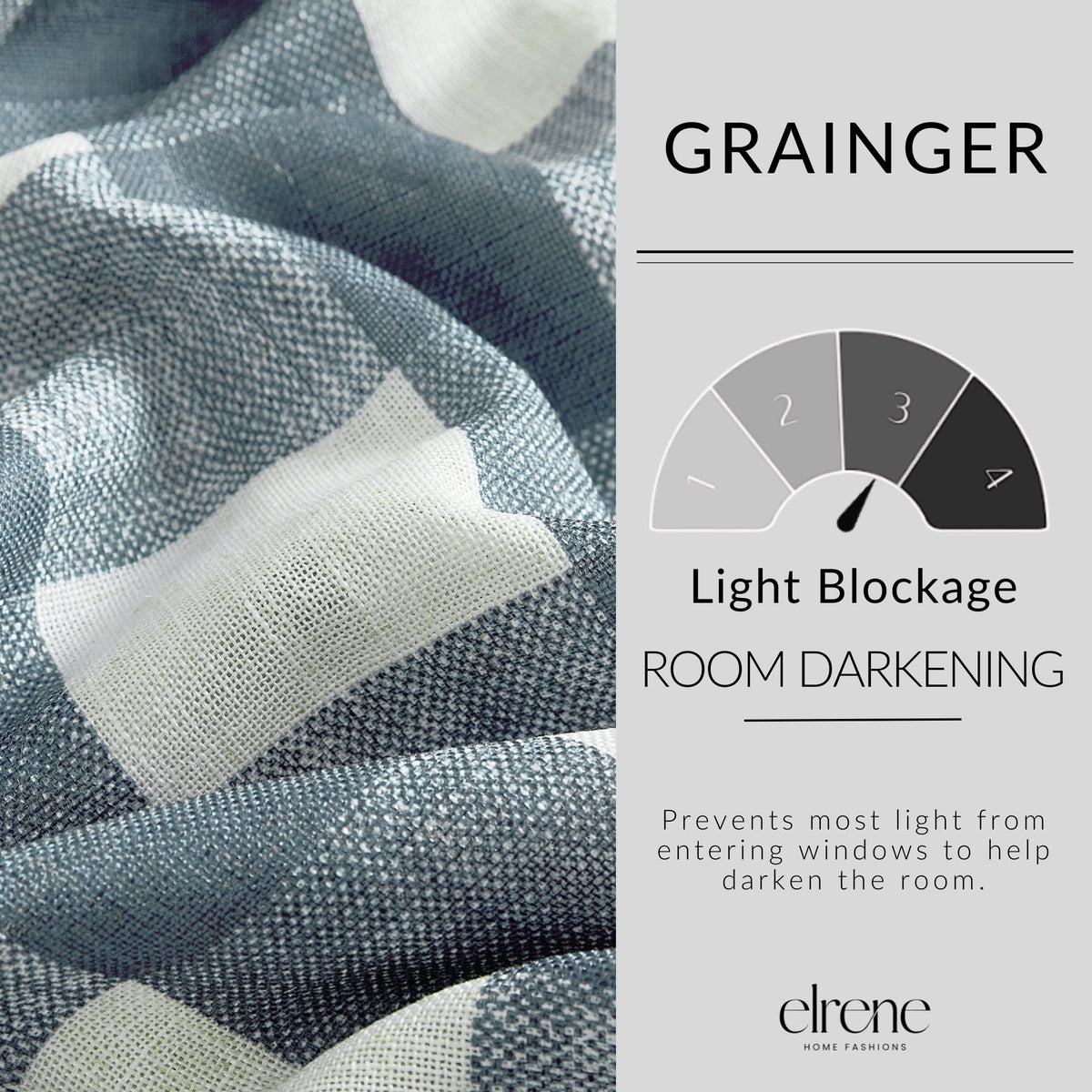 Elrene Grainger 3-inch rod-pocket detail highlights easy hanging options
