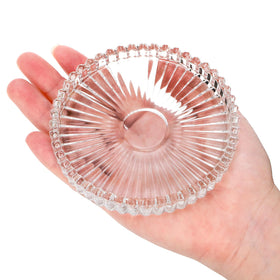 Elsjoy dishwasher-safe glass coaster for quick cleanup after drinks.