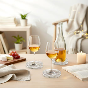 Elsjoy heat-protection feature helps keep tabletops safe from hot beverages.