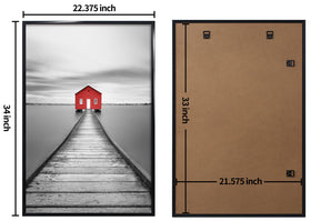 ELSKER&HOME 22-375x34 frame backboard and rails shown for easy assembly