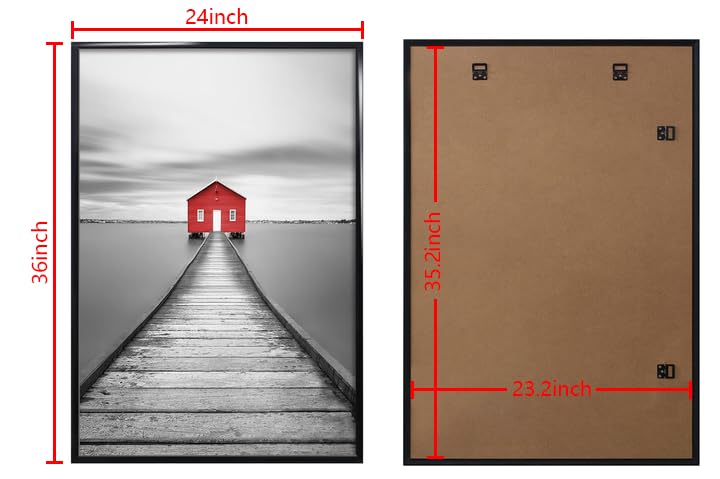 ELSKER&HOME 24x36 frame lightweight design supports effortless rearrangement.