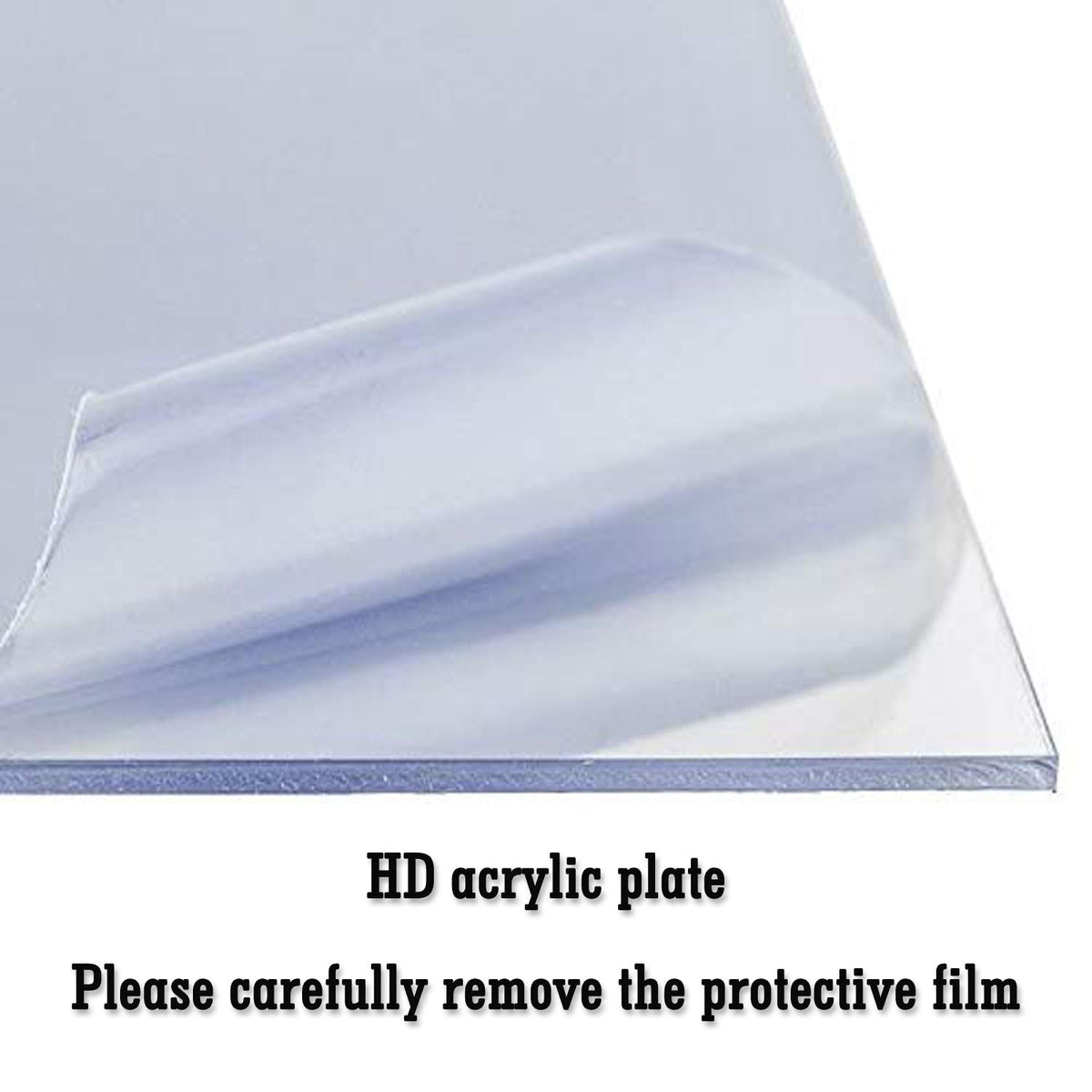 ELSKER&HOME protective HD acrylic plate with removable film for pristine presentation