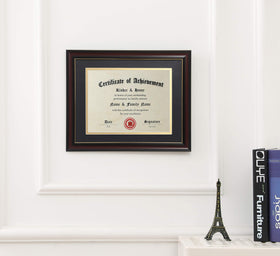 ELSKER&HOME classic cherry wood frame with warm finish for diplomas