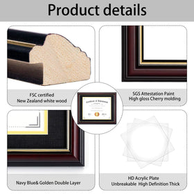 Elsker&HOME inner 11x14 dimensions ensure proper document fit.