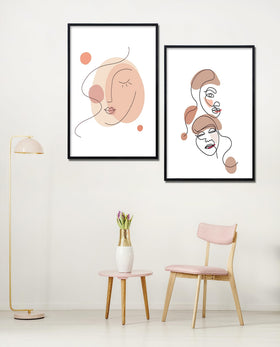 ELSKERHOME frame can hang in both horizontal and vertical orientations