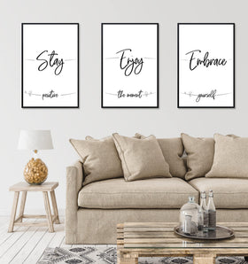 ELSKER&HOME packaged tri-pack protects frames during transit for a thoughtful gift.