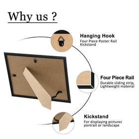 ELSKER&amp;HOME frames display on wall or tabletop flexibly.