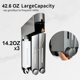 Eluke durable ABS material with water-resistant finish for daily shower use.