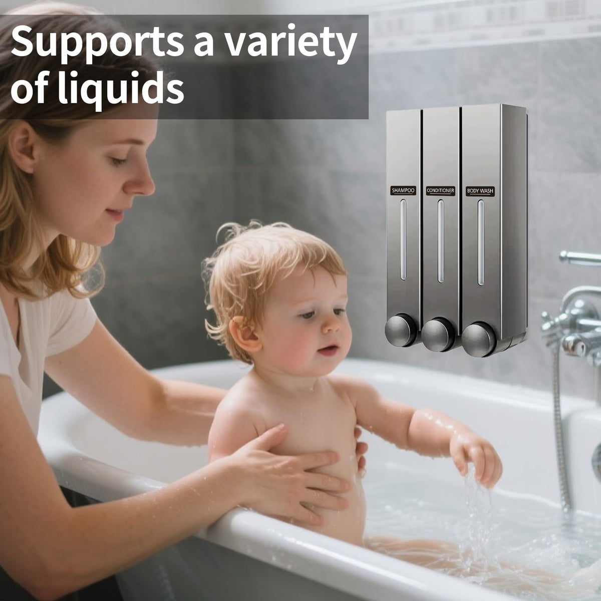 Leak-proof pump system prevents spills and ensures controlled dispensing.
