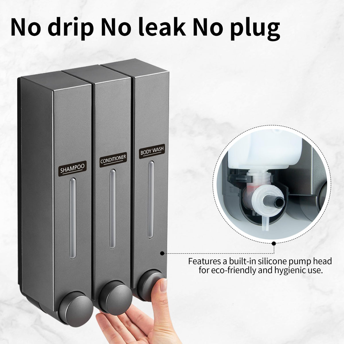 Secure lock design reduces unauthorized use in shared bathrooms.