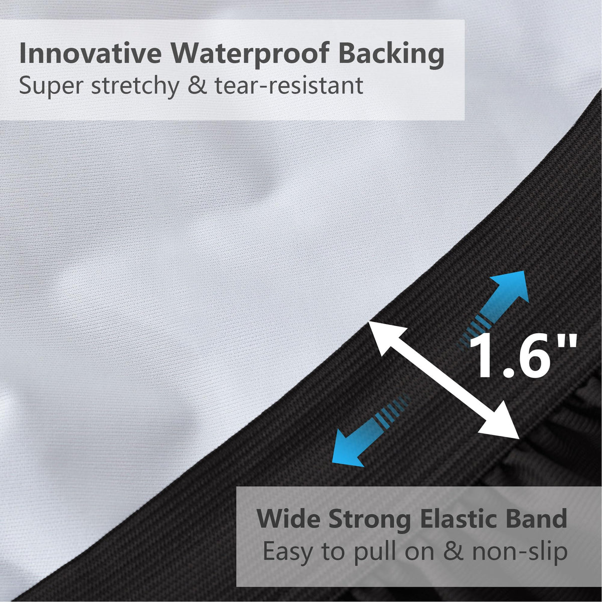 Elven Home down-alternative fill delivers breathable warmth.
