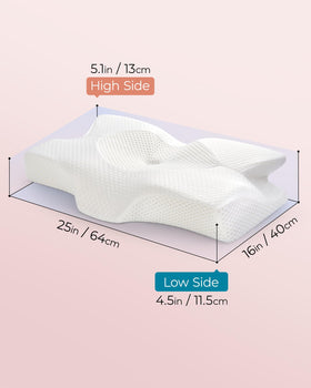 Elviros pillow doubles as a backrest for reading and relaxation.
